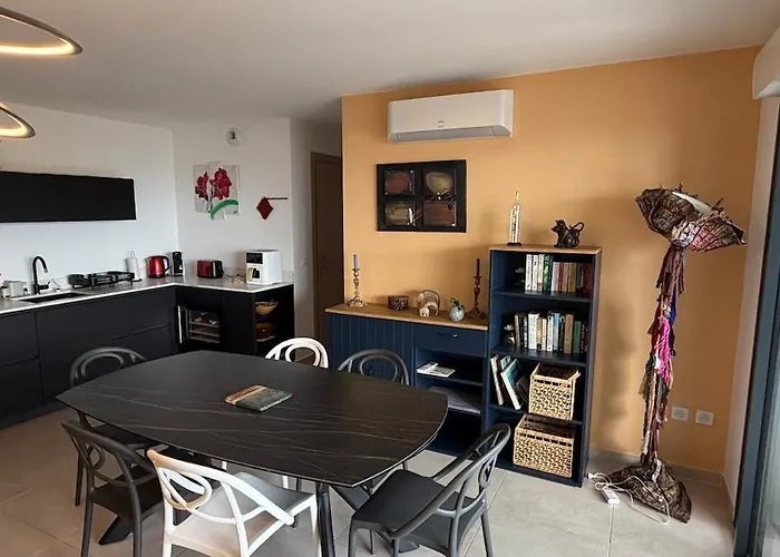 Superbe 3 Pieces Vue Mer, Climatise, Avec Parking 아파트 아작시오