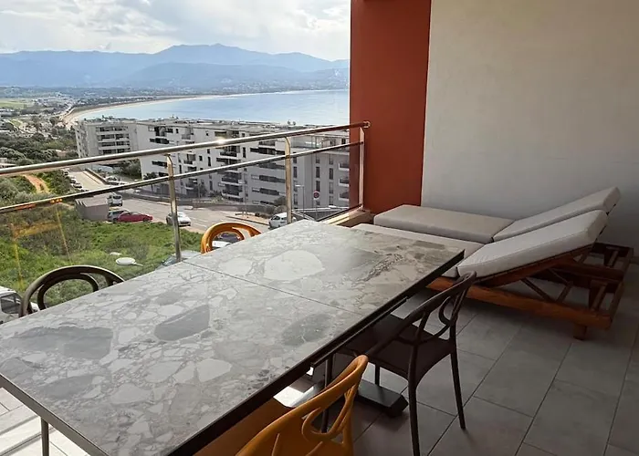 Superbe 3 Pieces Vue Mer, Climatise, Avec Parking * Ajaccio (Corsica)